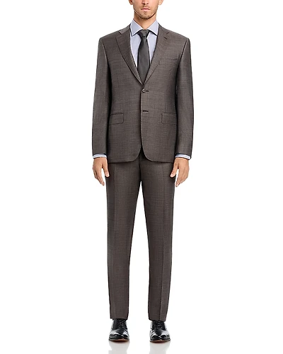 Canali Siena Sharkskin Regular Fit Suit