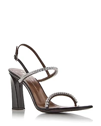 Giuseppe Zanotti Women's Crystal Embellished Slingback Sandals