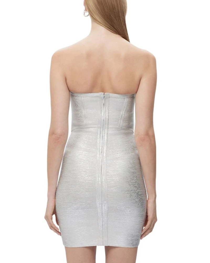 The Avery Foil Corset Dress