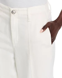 Arianna Featherweight Wide Leg Jeans White