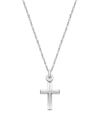 Children's Sterling Silver Holy Cross 12 - 14" Necklace