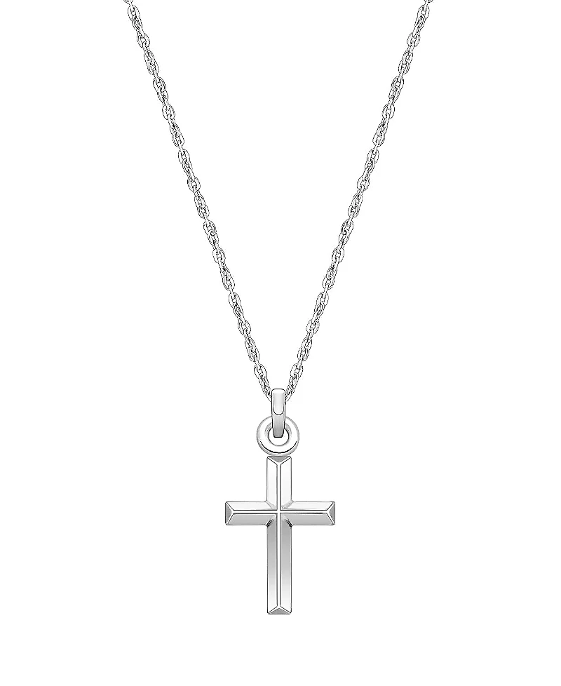 Tiny Blessings Children's Sterling Silver Holy Cross 12 - 14 Necklace