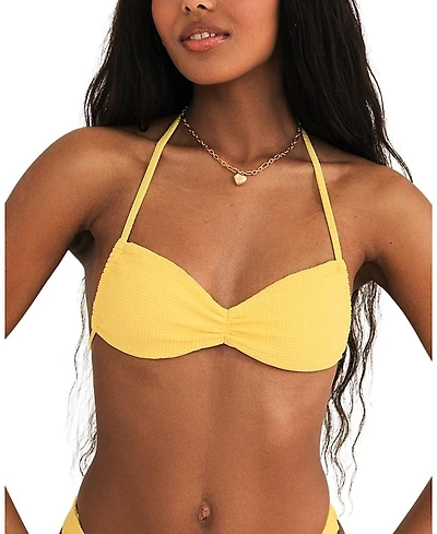 Dippin' Daisy's Christina Tie Straps Bandeau Bikini Top
