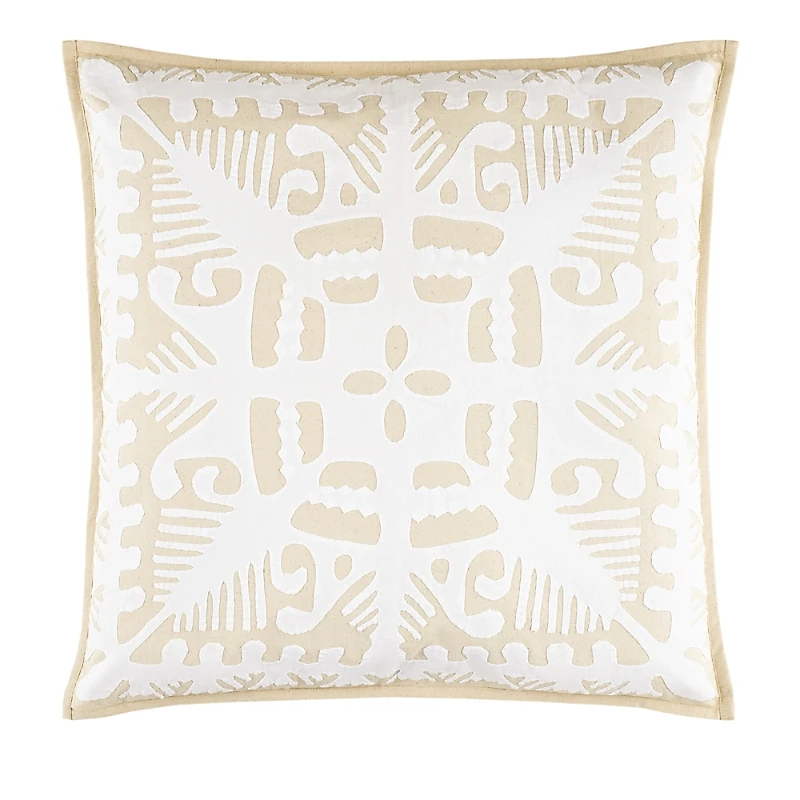Annie Selke Knight Wood Cutwork Euro Sham