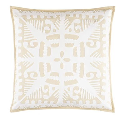 Annie Selke Knight Wood Cutwork Euro Sham
