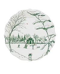 Country Estate Winter Frolic Party Plate Assorted Set of 4
