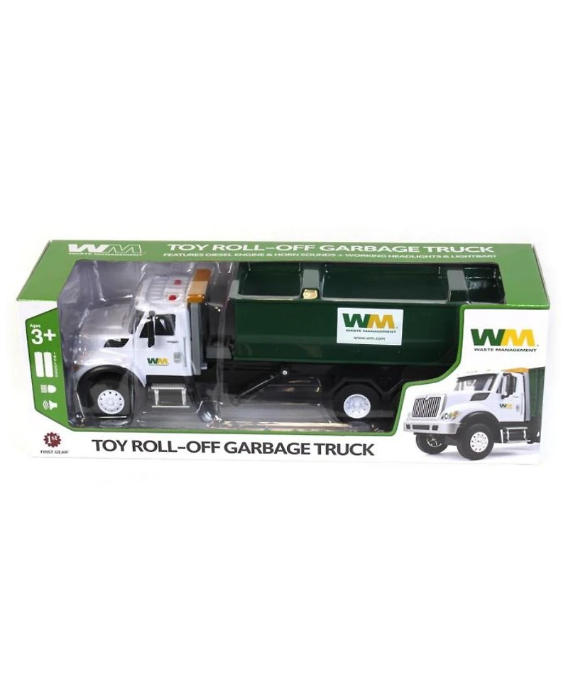 Inc. 1/24 Plastic International WorkStar with Roll-off Container and Lights & Sounds - Ages 5-7