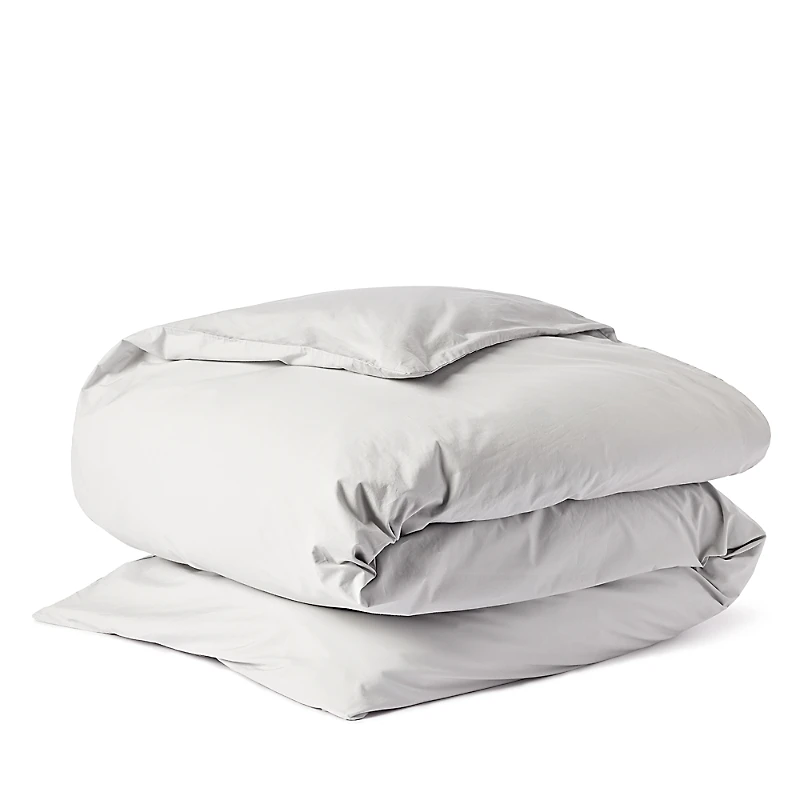 Coyuchi Refined Percale Duvet Cover