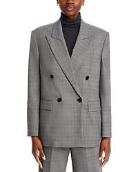 Juseka Plaid Blazer