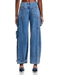 Duo Cargo Jeans Blue Denim