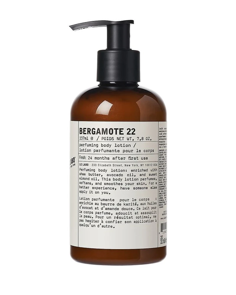 Bergamote 22 Perfuming Body Lotion 7.8 oz.