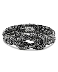John Hardy Sterling Silver Classic Chain Love Knot Woven Link Bracelet