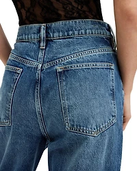 Blake Mid Rise Wide Leg Jeans Dark Indigo