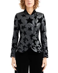 Velvet Stars Leather Jacket