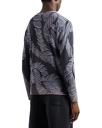 Wool Floral Digital Print Regular Fit Sweater