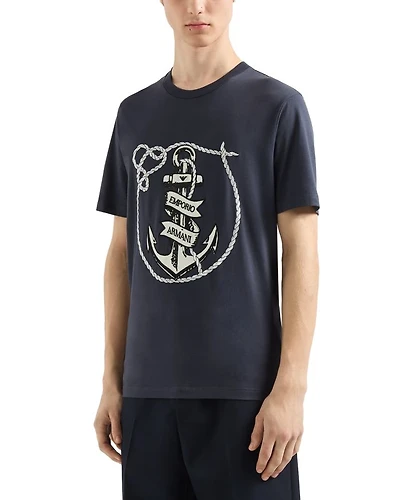 Embroidered Anchor Logo Tee