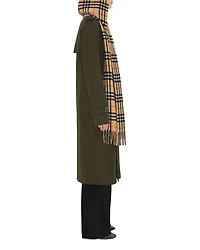 Lola Check Cashmere Hooded Scarf