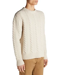 Moncler Wool & Cashmere Cable Knit Sweater
