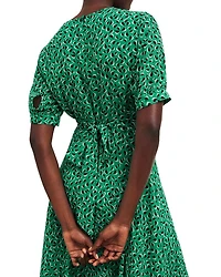 Bridget Printed Midi Dress
