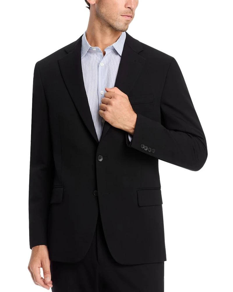 Stretch Wool Unstructured Slim Fit Suit Jacket