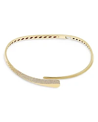 18K Yellow Gold Like Diamond Pavé Choker Necklace - Exclusive, Italy Campaign