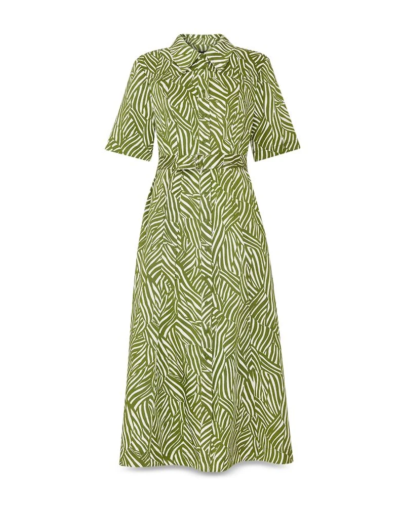 Linear Leaf Dress