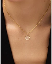 10k Gold Floating Lab Grown Lab Grown Diamond Large Necklace