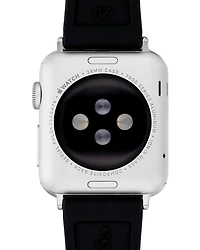Apple Watch® Floral Black Silicone Strap, 38/40/41mm