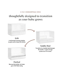 Bento 3 in 1 Convertible Storage Crib