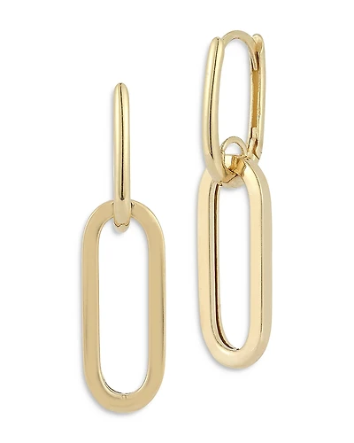 Bloomingdale's Fine Collection Link Drop Earrings