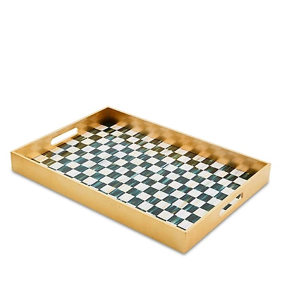 Mackenzie-Childs Courtly Check Lacquer Tray