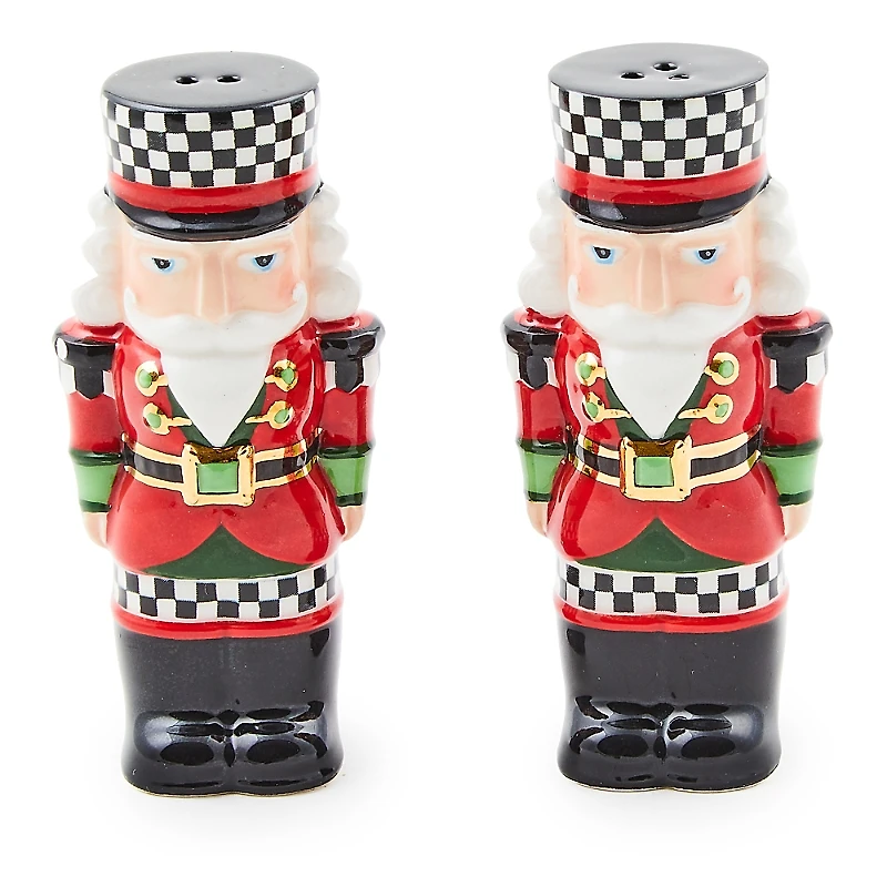 Mackenzie-Childs Classic Courtly Nutcracker Salt & Pepper Set