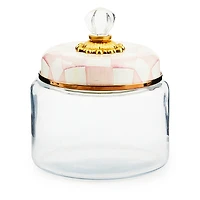 Mackenzie-Childs Rosy Check Kitchen Canister