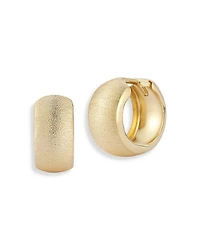 Moon & Meadow 14K Yellow Gold Puffed Huggie Hoop Earrings