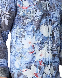 Nadine Button Front Printed Shirt