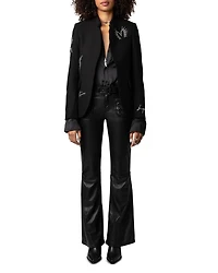 Very Strass Heart Blazer