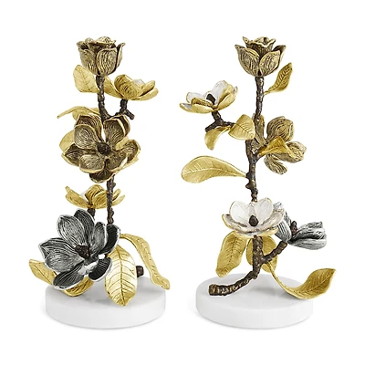 Michael Aram Vintage Bloom Candleholders, Set of 2