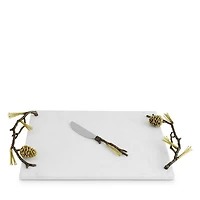 Pine Cone Cheeseboard with Knife