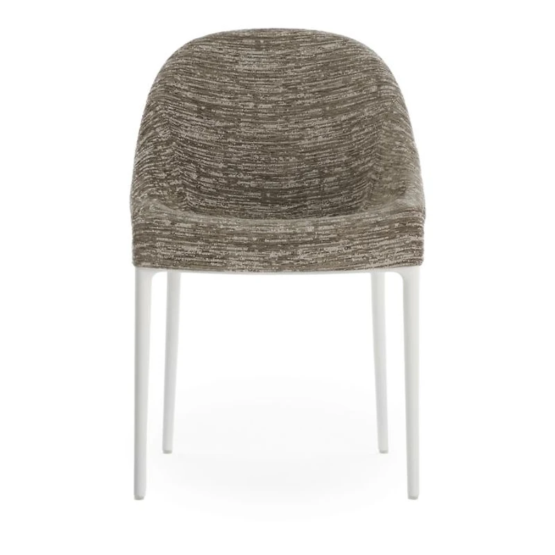 Eleganza Ela Dining Chair, White Legs