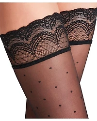 Dot 15 Stay Up Thigh Tights