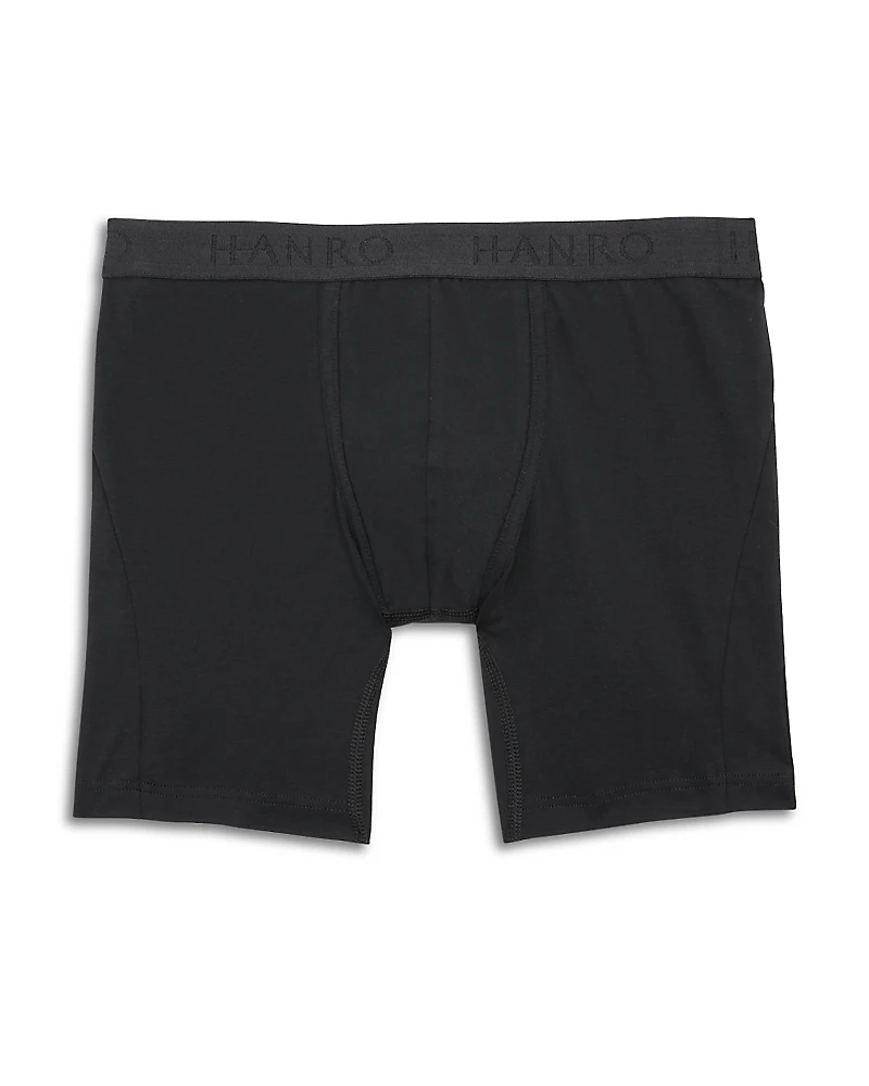 Hanro Cotton Essentials Long-Leg Boxer Briefs