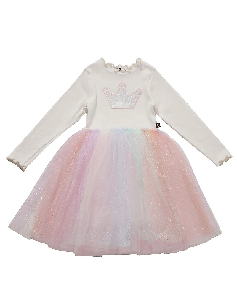 Petite Hailey Girls' Multi Cut Tutu Dress - Baby, Little Kid, Big Kid