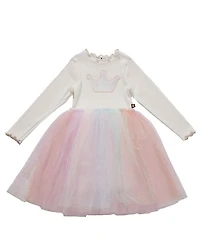 Petite Hailey Girls' Multi Cut Tutu Dress - Baby, Little Kid, Big Kid