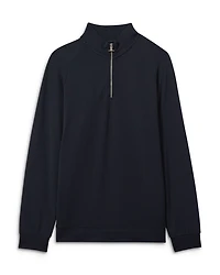 Illinois Quarter Zip Textured Sweatshirt