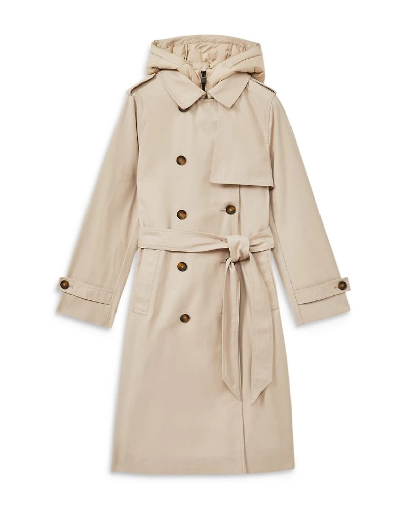 Azura Hooded Trench Coat