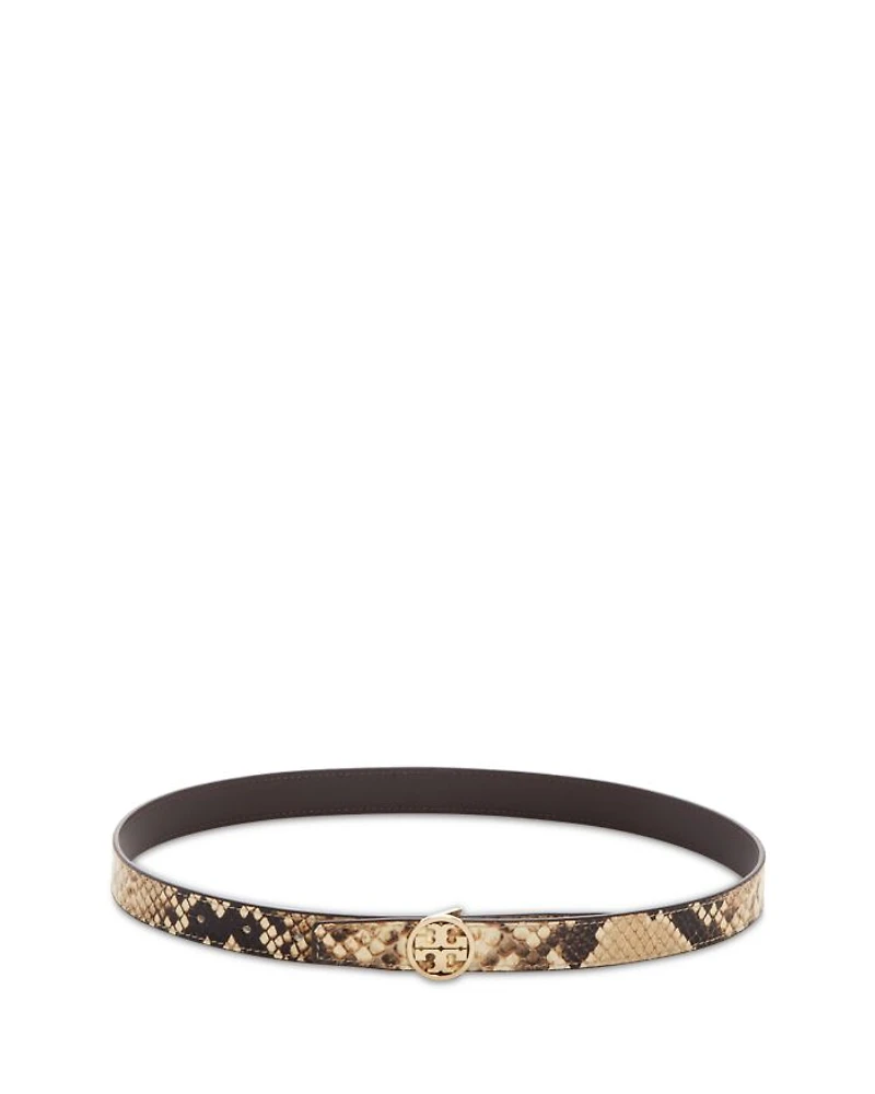Women's Miller Snake Embossed Leather Belt