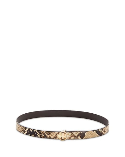 Women's Miller Snake Embossed Leather Belt
