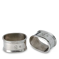 Match Oval Napkin Ring, Set of 2