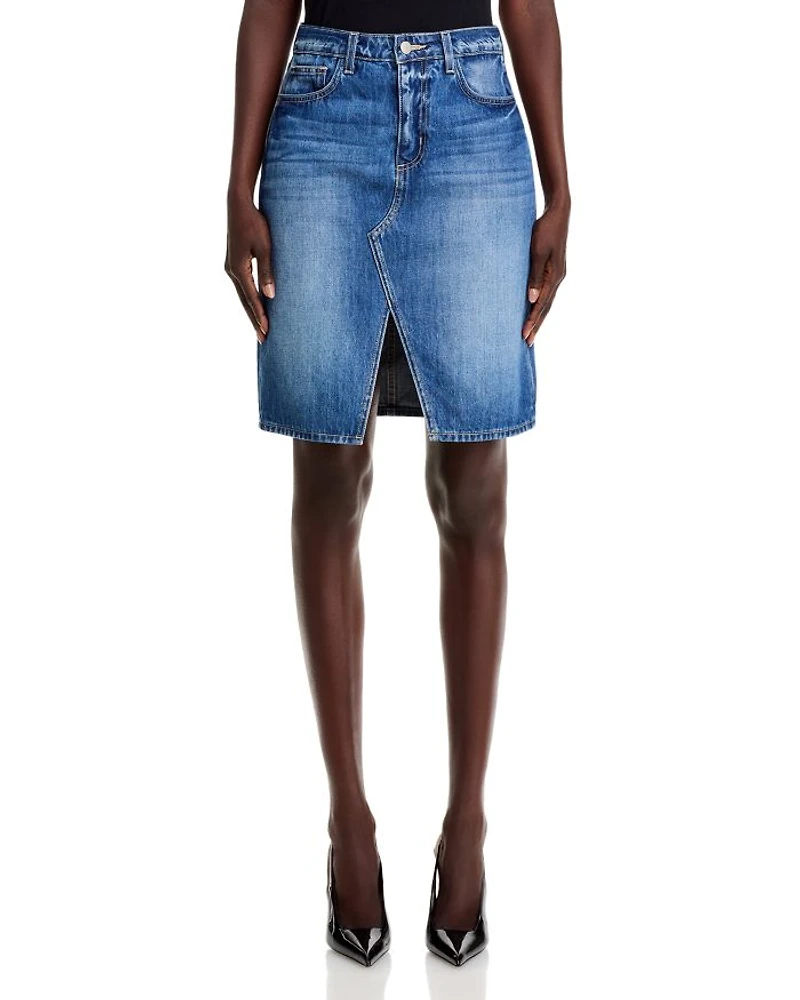 Tylee Denim Pencil Skirt