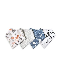 Copper Pearl Rufus Bandana Bib Set, Pack of 4